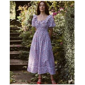 Pink city prints sweetheart rah rah dress nwt medium